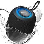 oraolo Bluetooth Speaker Wireless Portable 15W with RGB Lights,IPX7 Waterproof, Bluetooth 5.4, 30H Playtime, Mini Stereo Bass Speakers for Home, Outdoor, Travel