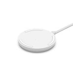 Belkin BoostCharge 15W Fast Wireless Charger Pad, with Included Wall Charger and Cable, Compatible with iPhone 13, 12, 11, Pro, Pro Max, Galaxy, Pixel and Other Qi Enabled Devices (White)