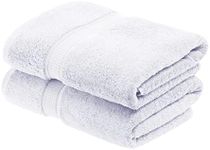 Superior 900 GSM Luxury Bathroom Towels, Made of 100% Premium Long-Staple Combed Cotton, Set of 2 Hotel & Spa Quality Bath Towels - White, 30" x 55" each