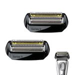 92B Electric Replacement Shaver Head Accessories Series 9 Electric Shaver blade Compatible with Braun Series 9 Electric Razors 9290cc, 9291cc, 9370cc, 9293s, 9385cc, 9390cc, 9330s, 9296cc 2PCS