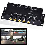 Auto Wayfeng WF® IR control 4 Cameras Video Control Car Cameras Image Switch Combiner Box For Left view Right view Front Rear Parking Camera Box