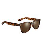 Komonee Drifter Tortoise Shell Sunglasses Set With Soft Case and Cleaning Cloth Classic Style Retro Sun Shades UV400 Protection Unisex For Men Women Sports