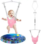Baby Jumper, Baby Doorway Jumper with Adjustable Strap, Protable Baby Jumpers and Bouncers, Easy to Assemble, Toddler Bouncer Jumper with Water Mat