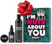 Ballsy Nuts About You Sack Pack, Men's Fresh Kit, Includes Ballwash, Sack Spray and Nut Rub