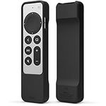 elago R1 Case Compatible with Apple TV 4K Siri Remote 3rd Generation (2022) and 2nd Generation (2021) - Magnetic Technology, Shock Absorption, Full Access to All Functions (Black)