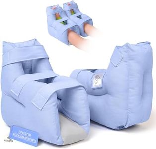 Adjustable Heel Protector Cushion for Elderly Bedridden, Pressure Relief Heel Boot for Bedsore Prevention, Foot Support Pillow for Surgery Recovery, Heel Pressure & Deep Tissue Injury Healing Therapy