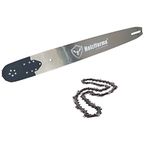 Farmertec Holzfforma® 24 Inch Guide Bar &Saw Chain Combo 3/8 .058 84DL Compatible with Husqvarna 61 66 266 268 272 281 288 365 372 385 390 394 395 480 562 570 575