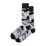 Hot Sox Men's Hsm30008i, 100130 Sock, Camouflage (Black), One Size