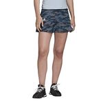 adidas Women's Tennis Camo Skirt Primeblue Black/White X-Large