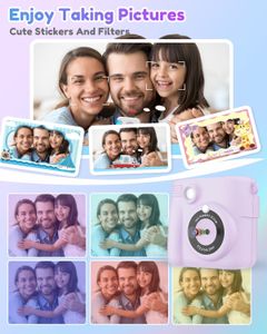 YORKOO Kids Instant Camera 1080P – Digital Toy Camera for Children