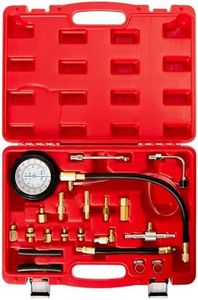 Punmew Fuel Pressure Tester Kit 0-140 PSI Fuel Pressure Tester for Gasoline Cars Fuel Pressure Gauge