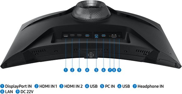 Samsung Odyssey G6 27" QHD Gaming Monitor – 240Hz, 1ms