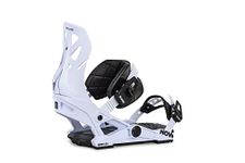 Now Bindings Pro Line, Snowboard Bindings, White, Large