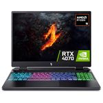 Acer Nitro 16 AN16-42 Gaming Laptop - AMD Ryzen 9 8945HS, 16GB, 512GB SSD, NVIDIA GeForce RTX 4070 8G, 16" WUXGA IPS 180Hz, Windows 11, Black