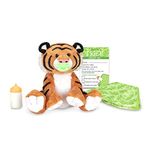 Melissa & Doug Baby Tiger Stuffed Animal, Soft Toy, All Ages, Gift for Boy or Girl, Black,orange