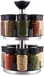 Cole & Mason Brixham Classic 16 Jar Carousel Spice Rack