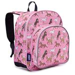 Wildkin Toddler Pink Horses Backpack, Multi-Colour