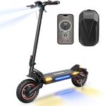 iScooter Electric Scooter, iX4/iX7Pro Single/Double Drive Electric Scooters Adult 10" Off-road Tires, 45-80km Long Range,Foldable Fast E-Scooter, Multiple Speed Modes, Dual Shock Suspension