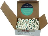 Magnetic Core White Pre Wound Bobbins Style L Magna Glide bobbin Thread, Box of 100.