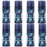 Generic Mens Antiperspirant Bundle with Mini Deodorant Spray, 35 ml each, Pack of 8 Travel Nivea Body Spray for Men