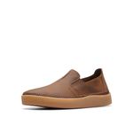 Clarks Collection Men's Oakpark Step Slip-on, Beeswax Leather, 10 Medium US