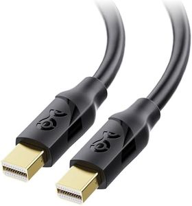 Cable Matters Mini DisplayPort to Mini DisplayPort Cable Mini DP 1.2 Cable in Black 1.8m - 4K Resolution Ready