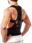 TOPHAVEN Real Doctor Posture Corrector | Shoulder Back Brace Support for Men and Women (L-large)