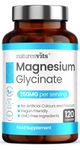 Magnesium Glycinate Capsules, 250 mg - Bisglycinate Natural Night Time Supplement to Promote Sleep and Calm, Reduce Restless Legs and Relieve Muscle Cramps - Suitable for Women and Men