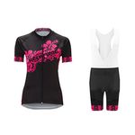 UGLY FROG Women's Cycling Jersey Bib Shorts Sets Short Sleeve 3D Gel Padded