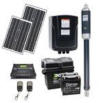 ALEKO Swing Gate Opener | Automatic Driveway AC/DC Operator for Gates | GG850 | (850, Solar 50W Accessory Kit)