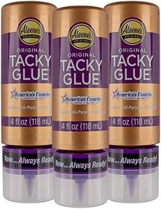 All Purpose Tacky Glue – Dries Clear– 4 OZ – 3 Pack