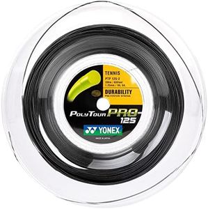 Yonex PolyTour Pro Tennis String 1.25mm 16L - 656ft 200m Reel - Graphite