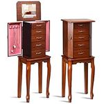 GOFLAME Jewelry Cabinet Chest Armoi