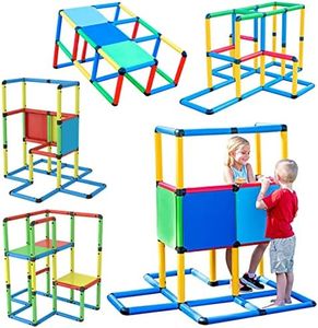 Funphix Standard 199 Piece Construction Toy Set - Create Play Equipment Structures for Indoors & Outdoors - Fun & Educational Learning Toys for Ages 3rs+ to 12yrs