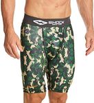 Shock Doctor Unisex-Adult Athletic Supporter, Compression Shorts W/Athletic Cup, Adult