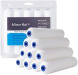 Mister Rui Foam Paint Roller, 10 Pack, 6 Inch Foam Roller, High Density Foam Roller Paint, Mini Foam Paint Roller 6 Inch, Use with All Paints, Painting in Smooth Surface