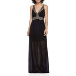 BCBGeneration Women's Lace Maxi Dress蕾丝 超长连衣裙레이스 패널 맥시 드레스maxi Con Paneles Encaje蕾絲拼接長裙vestido Longo Com Painéis De Rendaשמלת מקסי עם פנלים מתחרהmaxikleid Mit Spitzenbesatz, Black, 8