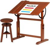 MEEDEN Vintage Drafting Table, Wood