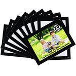 STTMGN Magnetic Picture Frames for Lockers (4"X6",20 Pack) ,Magnet Photo Pockets/Greeting Card Holder,Decorations Frame for Home/Office/School/Classroom/Party