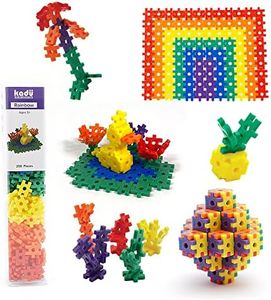 Incredibly Interconnectable Toys KADU Rainbow 250 Piece Set - STEM/STEAM Building + Construction Toy, for Open + Imaginative Play Ages 5+