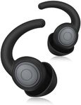 Ear Plugs for Sleeping, Highest NRR 38dB Noise Cancelling Ear Plugs for Sleeping, Sound Blocking Noise Reduction Reusable Silicone Earplugs for Sleep, Focus, Travel, Concerts, Work 2-Pair(S/L)
