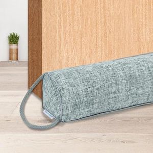 NABOWAN 30" Weighted Under Door Draft Stopper -Triangular Door Draft Blocker with Hook Loops for Easy Install, Save Energy, Home Room Essentials