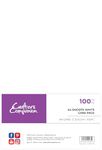 Crafter's Companion A4 Smooth White Card Pack 250GSM-Pack Includes 100 Sheets, White-250GSM