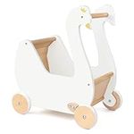 Pillowhale Wooden Doll Stroller,Bab