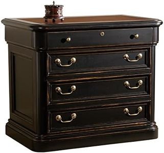 Hekman Furniture Executive Lateral File Cabinet – Solid Wood Office File Storage Cabinet with Drawers Traditional 2 Drawer Wooden Filing Cabinets for Home Office Locking Legal Size