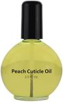 PRO NAIL - Cuticle Revitalizing Oil for Nails, Peach, 2.5 Oz - Professional Strength, Pedicure and Manicure - Moisturizes and Strengthens Nails and Cuticles - Soothing and Nourishing