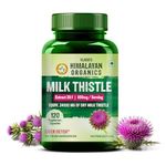 Vlado's HIMALAYAN ORGANICS Milk Thistle Extract With 800Mg Of Silybum Marianum Detox Supplement For Men And Women For Healthy Liver | Boost Metabolism And Maintain Cholesterol level - 120 Vegetarian Capsules