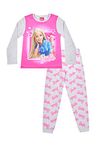 Barbie Girls Official Mattel Long Pink Pyjamas (4-5 Years)