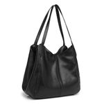 Miss Lulu Shoulder Bag for Women Fashion Handbag, Three Compartment, Can Hold 9.7' Tablet