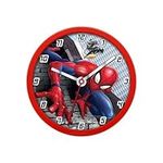 Spider Man Wall Clock,Kids Clock,Children's Wall Clock,24cm,Officially Licensed